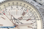 Navitimer 1 SS 41mm TF 1:1 Best Edition SS Bezel White Dial on SS Bracelet A2824 - Image 4