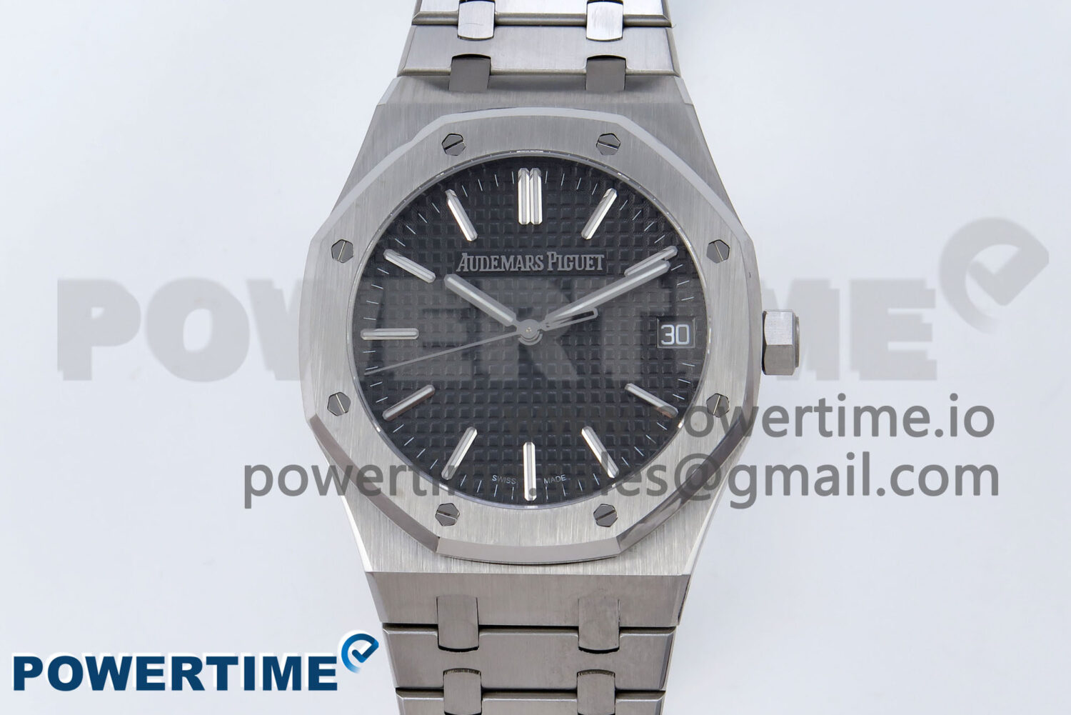 Royal Oak 41mm 15510 SS TKF 1:1 Best Edition Gray Dial on SS Bracelet SA4302 Super Clone - Image 1