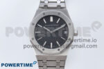 Royal Oak 41mm 15510 SS TKF 1:1 Best Edition Gray Dial on SS Bracelet SA4302 Super Clone