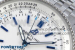 Navitimer 1 SS 41mm TF 1:1 Best Edition White Bezel White Dial on SS Bracelet A2824 - Image 4