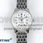 Navitimer 1 SS 41mm TF 1:1 Best Edition White Bezel White Dial on SS Bracelet A2824