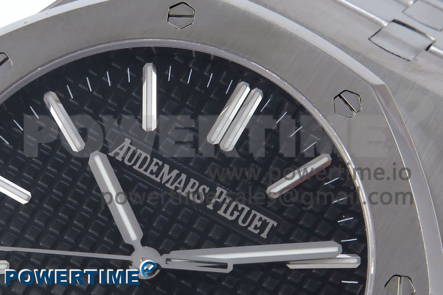 Royal Oak 41mm 15510 SS TKF 1:1 Best Edition Black Dial on SS Bracelet SA4302 Super Clone - Image 4