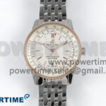 Navitimer 1 RG 41mm TF 1:1 Best Edition SS Bezel White Dial on SS Bracelet A2824