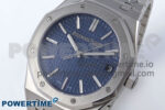 Royal Oak 41mm 15510 SS TKF 1:1 Best Edition Blue Dial on SS Bracelet SA4302 Super Clone - Image 3