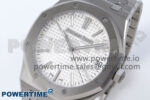 Royal Oak 41mm 15510 SS TKF 1:1 Best Edition White Dial on SS Bracelet SA4302 Super Clone - Image 3