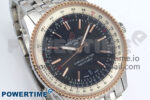 Navitimer 1 RG 41mm TF 1:1 Best Edition SS Bezel Gray Dial on SS Bracelet A2824 - Image 2
