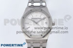 Royal Oak 41mm 15510 SS TKF 1:1 Best Edition White Dial on SS Bracelet SA4302 Super Clone