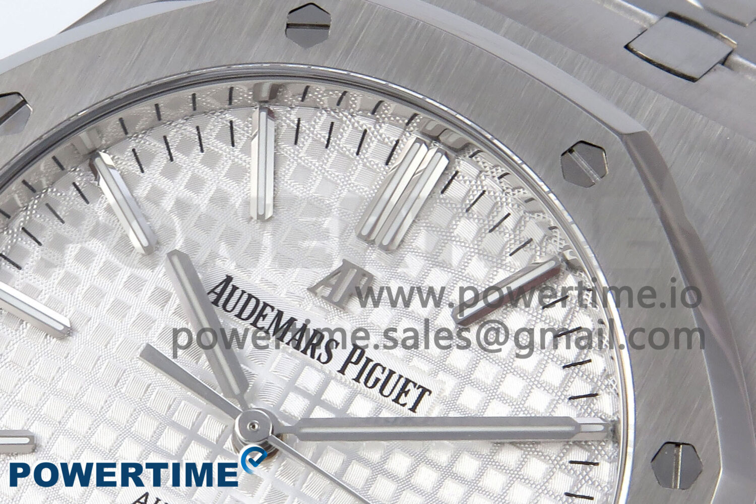 Royal Oak 41mm 15400 SS TKF 1:1 Best Edition White Dial on SS Bracelet SA4302 Super Clone - Image 4