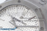 Royal Oak 41mm 15400 SS TKF 1:1 Best Edition White Dial on SS Bracelet SA4302 Super Clone - Image 4