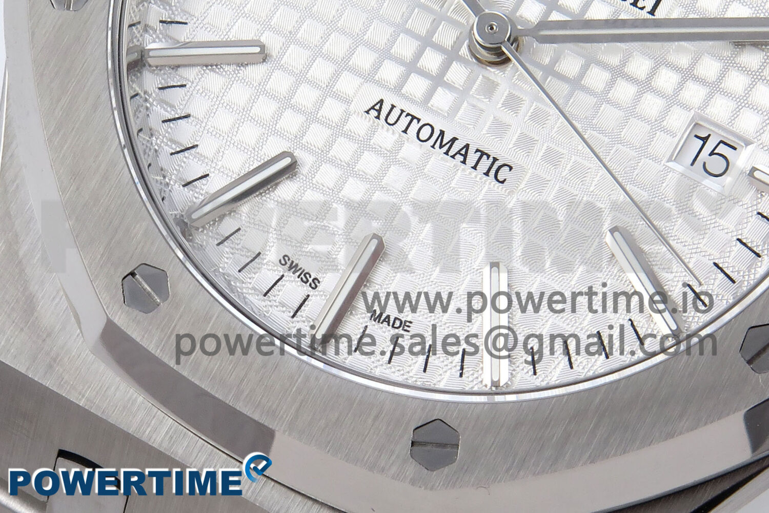 Royal Oak 41mm 15400 SS TKF 1:1 Best Edition White Dial on SS Bracelet SA4302 Super Clone - Image 5