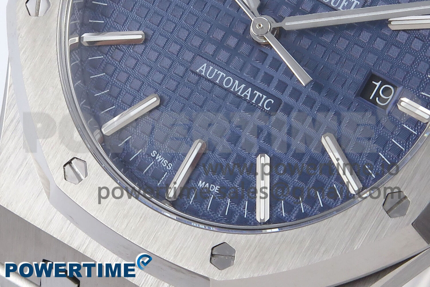 Royal Oak 41mm 15400 SS TKF 1:1 Best Edition Blue Dial on SS Bracelet SA4302 Super Clone - Image 3