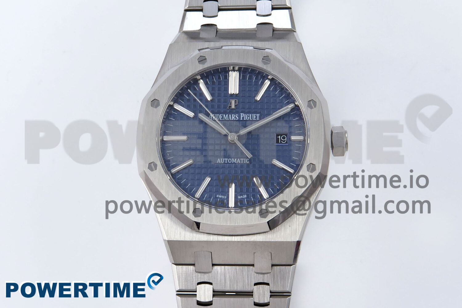 Royal Oak 41mm 15400 SS TKF 1:1 Best Edition Blue Dial on SS Bracelet SA4302 Super Clone - Image 1