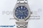 Royal Oak 41mm 15400 SS TKF 1:1 Best Edition Blue Dial on SS Bracelet SA4302 Super Clone