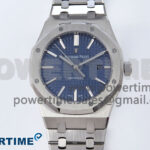Royal Oak 41mm 15400 SS TKF 1:1 Best Edition Blue Dial on SS Bracelet SA4302 Super Clone