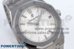 Royal Oak 41mm 15510 SS TKF 1:1 Best Edition White Dial on SS Bracelet SA4302 Super Clone - Image 2
