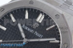 Royal Oak 41mm 15510 SS TKF 1:1 Best Edition Black Dial on SS Bracelet SA4302 Super Clone - Image 4