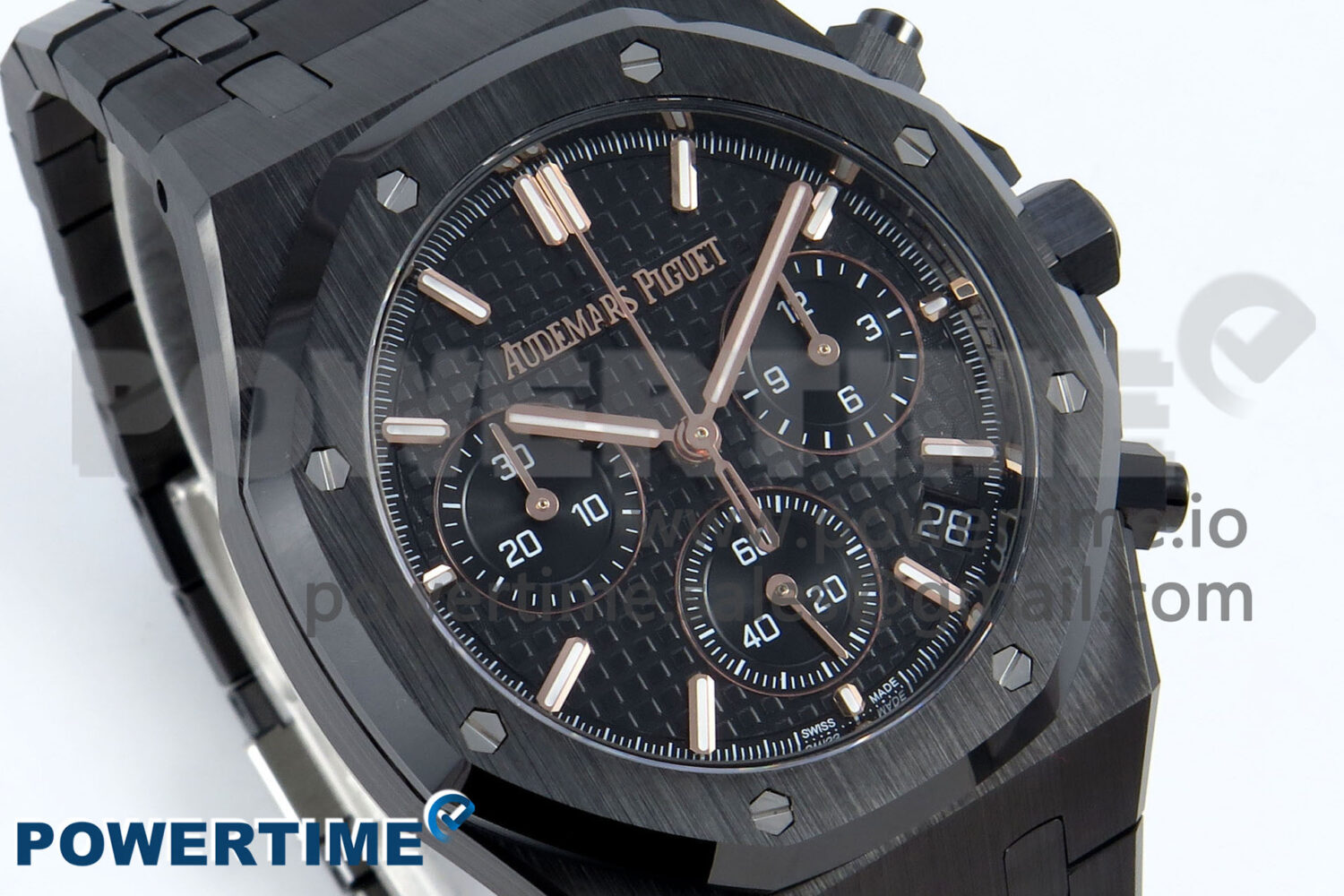 Royal Oak Chrono 26240 Black Ceramic APSF 1:1 Best Edition on Ceramic Bracelet SA4401 Super Clone - Image 2
