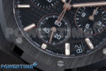 Royal Oak Chrono 26240 Black Ceramic APSF 1:1 Best Edition on Ceramic Bracelet SA4401 Super Clone - Image 5