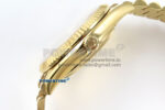 Day Date 128238 36mm YG KF 1:1 Best Edition Black Dial Stick Marker On President Bracelet A2836 (Gain Weight) - Image 6
