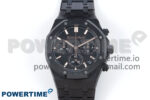 Royal Oak Chrono 26240 Black Ceramic APSF 1:1 Best Edition on Ceramic Bracelet SA4401 Super Clone