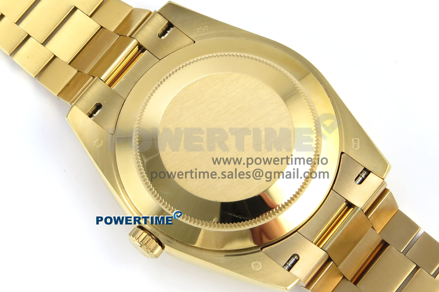 Day Date 128238 36mm YG KF 1:1 Best Edition Black Dial Stick Marker On President Bracelet A2836 (Gain Weight) - Image 8