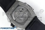 Spirit of Big Bang Titanium BBF 1:1 Best Edition Blue Ceramic Bezel Skeleton Dial on Blue Rubber Strap A7750 - Image 8