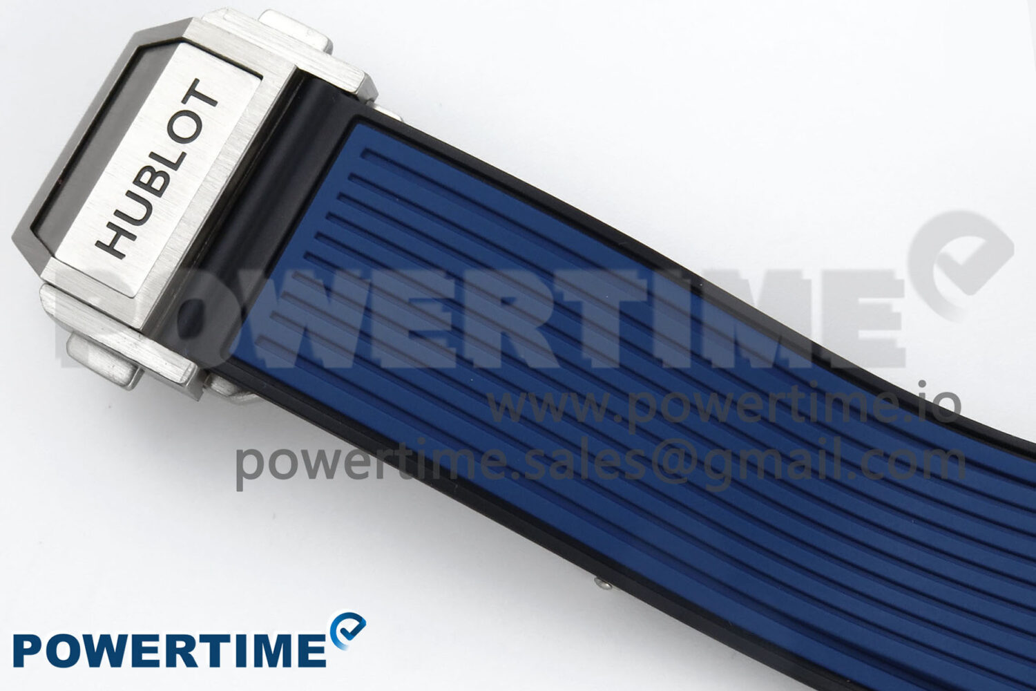 Spirit of Big Bang Titanium BBF 1:1 Best Edition Blue Ceramic Bezel Skeleton Dial on Blue Rubber Strap A7750 - Image 10