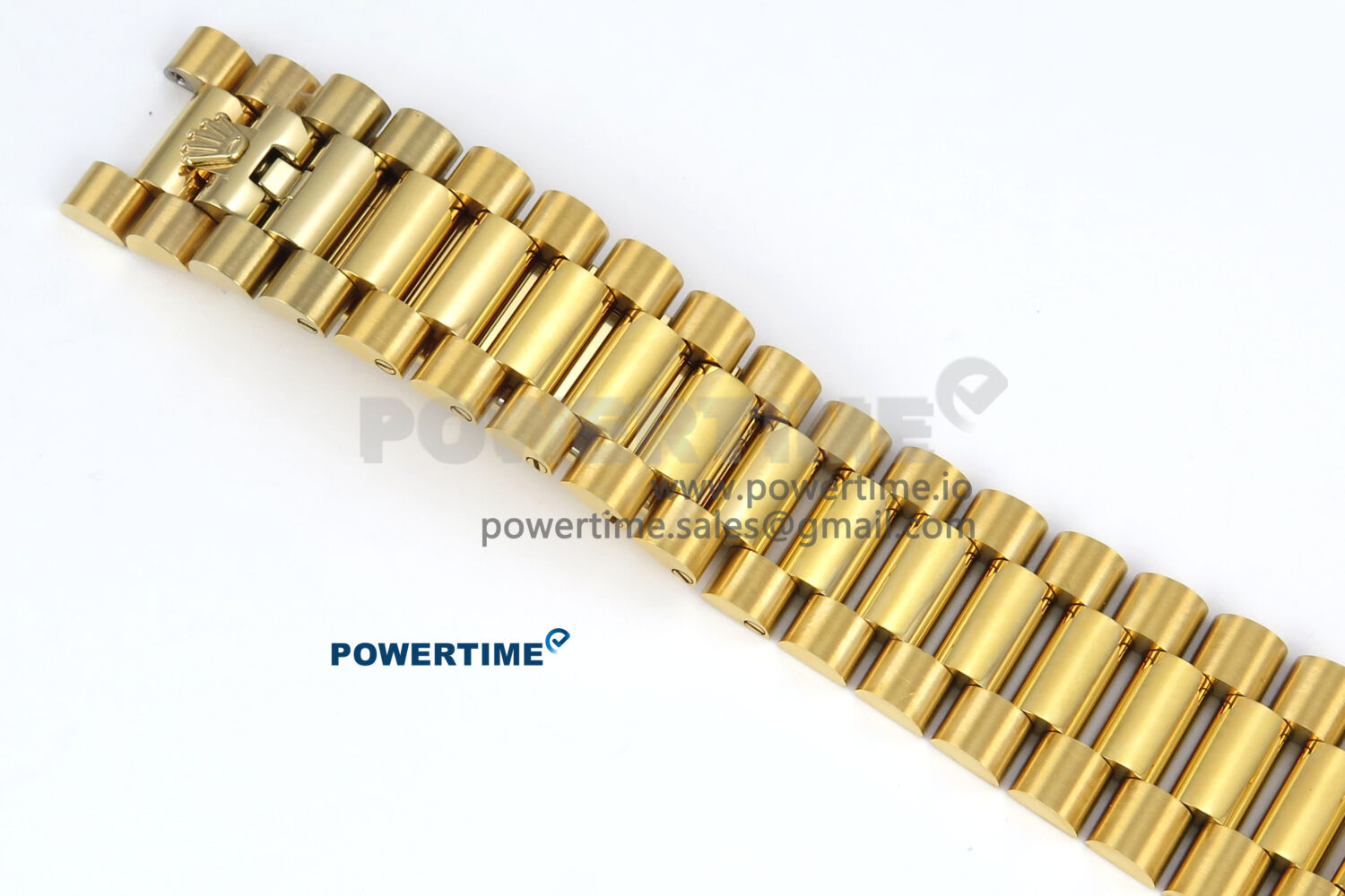 Day Date 128238 36mm YG KF 1:1 Best Edition Black Dial Stick Marker On President Bracelet A2836 (Gain Weight) - Image 13