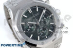 Royal Oak Chrono 26240 SS APSF 1:1 Best Edition Green Dial on SS Bracelet SA4401 Super Clone - Image 2