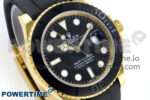 Yacht-Master YG 226658 QF+ 1:1 Best Edition Black Dial on Oysterflex Strap VR3235 - Image 2