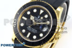 Yacht-Master YG 226658 QF+ 1:1 Best Edition Black Dial on Oysterflex Strap VR3235 - Image 3