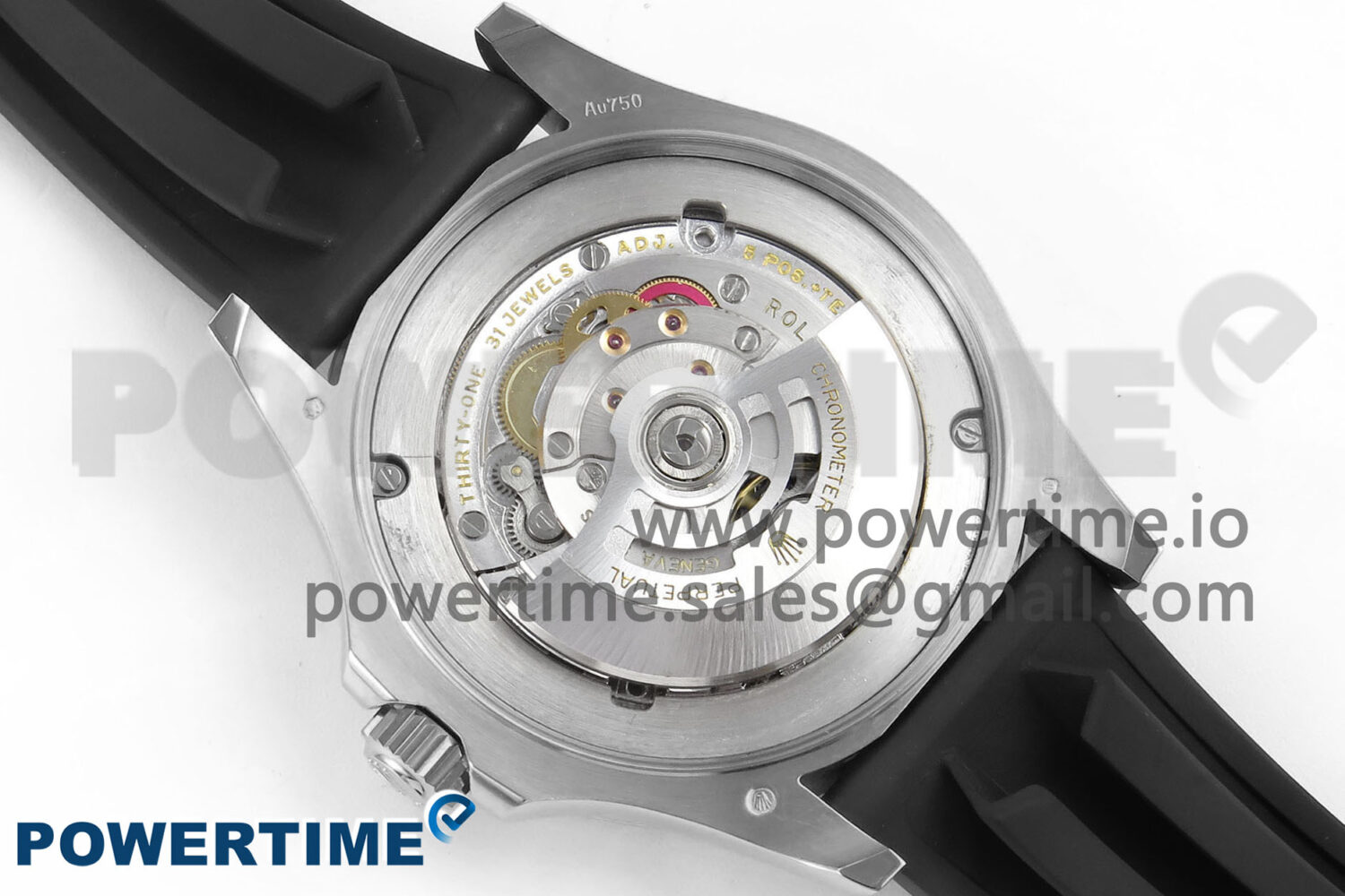 Yacht-Master SS 226659 QF+ 1:1 Best Edition Black Dial on Oysterflex Strap VR3235 - Image 9
