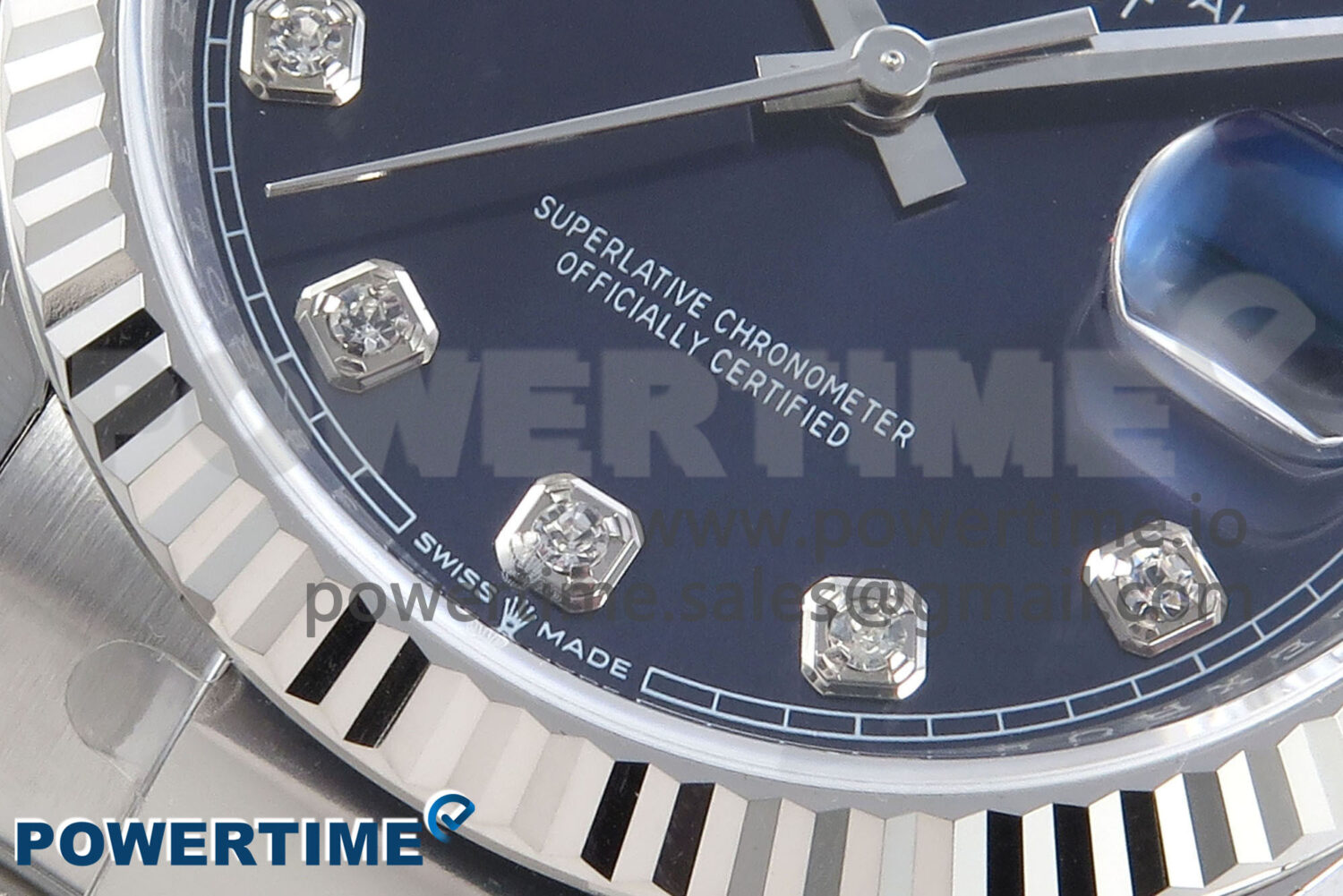 DateJust 36 126234 EWEF 1:1 Best Edition Blue Diamonds Dial on Oyster Bracelet A3235 - Image 5