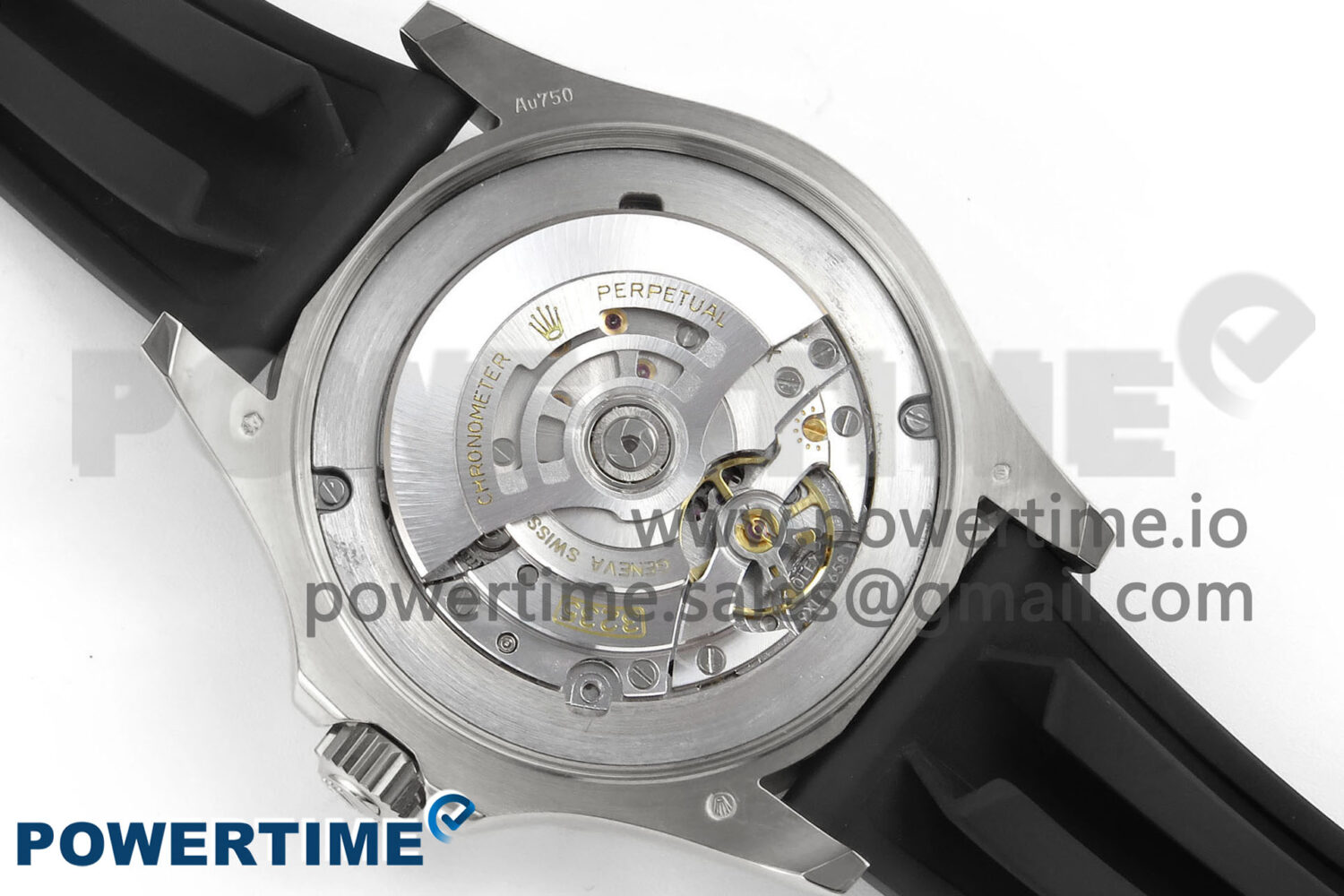 Yacht-Master SS 226659 QF+ 1:1 Best Edition Black Dial on Oysterflex Strap VR3235 - Image 10