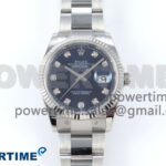 DateJust 36 126234 EWEF 1:1 Best Edition Blue Diamonds Dial on Oyster Bracelet A3235