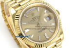 Day Date 128238 36mm YG KF 1:1 Best Edition YG Crystal Dial On President Bracelet A2836 (Gain Weight) - Image 2