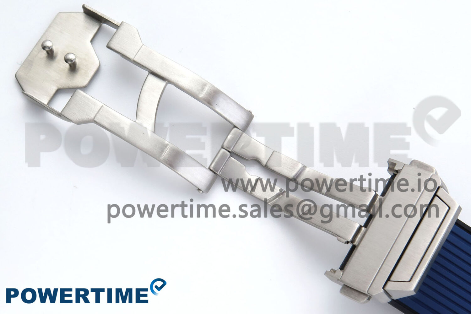 Spirit of Big Bang Titanium BBF 1:1 Best Edition Skeleton Dial on Blue Rubber Strap A7750 - Image 12