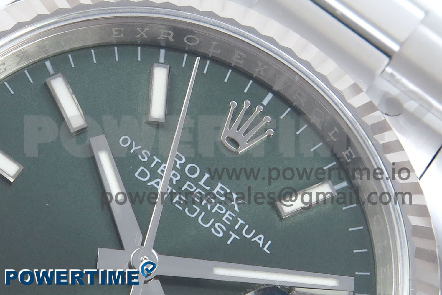 DateJust 36 126234 EWEF 1:1 Best Edition Green Stick Dial on Oyster Bracelet A3235 - Image 4