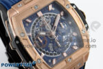 Spirit of Big Bang RG BBF 1:1 Best Edition Skeleton Dial on Blue Rubber Strap A7750 - Image 2