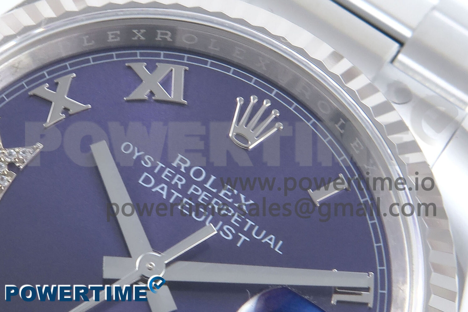 DateJust 36 126234 EWEF 1:1 Best Edition Purple Roman Diamonds Dial on Oyster Bracelet A3235 - Image 4