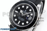 Yacht-Master SS 226659 QF+ 1:1 Best Edition Black Dial on Oysterflex Strap VR3235 - Image 3