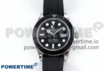 Yacht-Master SS 226659 QF+ 1:1 Best Edition Black Dial on Oysterflex Strap VR3235
