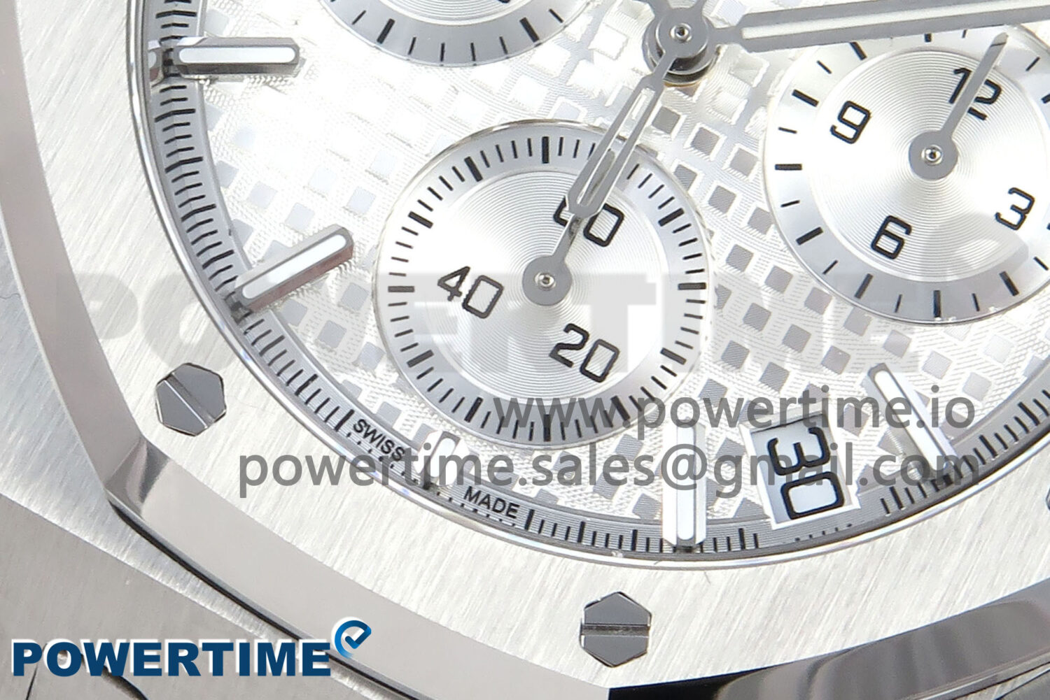 Royal Oak Chrono 26240 SS APSF 1:1 Best Edition Silver Dial on SS Bracelet SA4401 Super Clone - Image 5