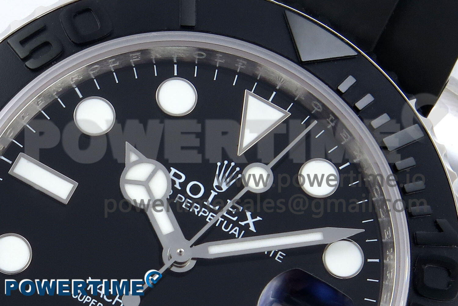 Yacht-Master SS 226659 QF+ 1:1 Best Edition Black Dial on Oysterflex Strap VR3235 - Image 4