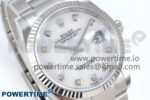 DateJust 36 126234 EWEF 1:1 Best Edition White MOP Dial on Oyster Bracelet A3235 - Image 2