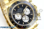 Daytona 126528 QF 1:1 Best Edition Black Dial Steel 904L on YG Bracelet V8 QF4132 - Image 2