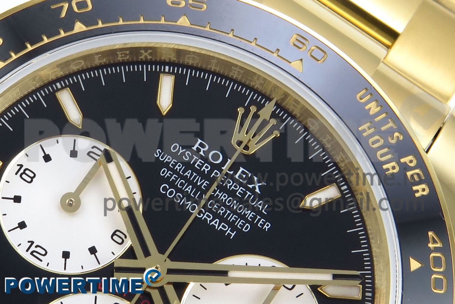Daytona 126528 QF 1:1 Best Edition Black Dial Steel 904L on YG Bracelet V8 QF4132 - Image 4