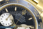 Daytona 126528 QF 1:1 Best Edition Black Dial Steel 904L on YG Bracelet V8 QF4132 - Image 4