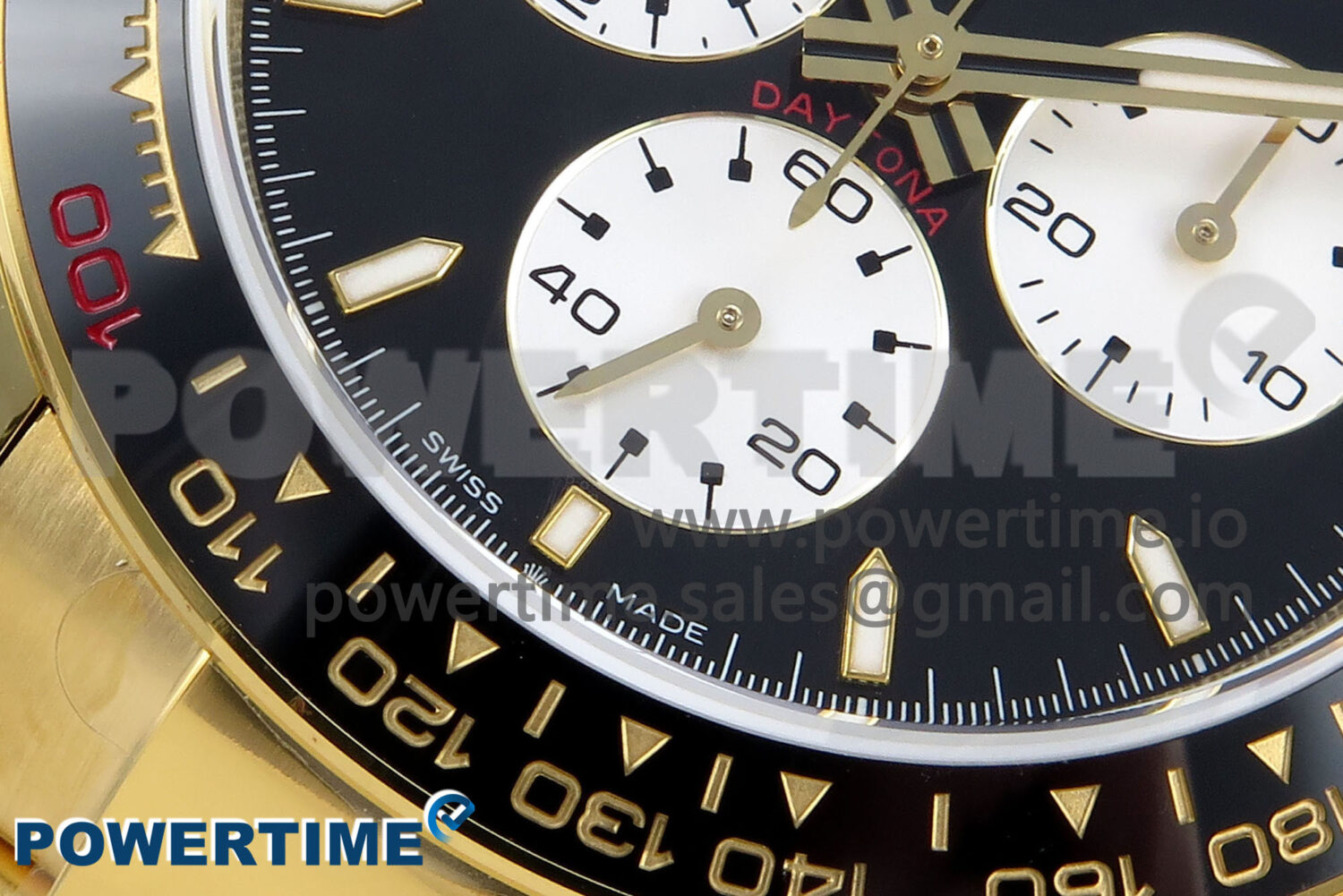 Daytona 126528 QF 1:1 Best Edition Black Dial Steel 904L on YG Bracelet V8 QF4132 - Image 5