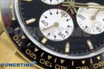 Daytona 126528 QF 1:1 Best Edition Black Dial Steel 904L on YG Bracelet V8 QF4132 - Image 5